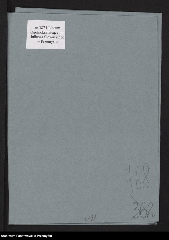 image.from.unit.number "Sprawozdanie trzydzieste pierwsze Dyrekcji c.k. Gimnazjum III. w Krakowie za rok szkolny 1913/14"