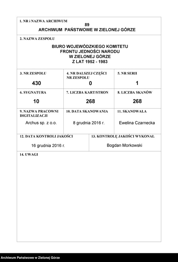 image.from.unit.number "Protokoły i sprawozdania z działalności Obwodowego Komitetu Frontu Narodowego /6-19/ w Zielonej Górze"