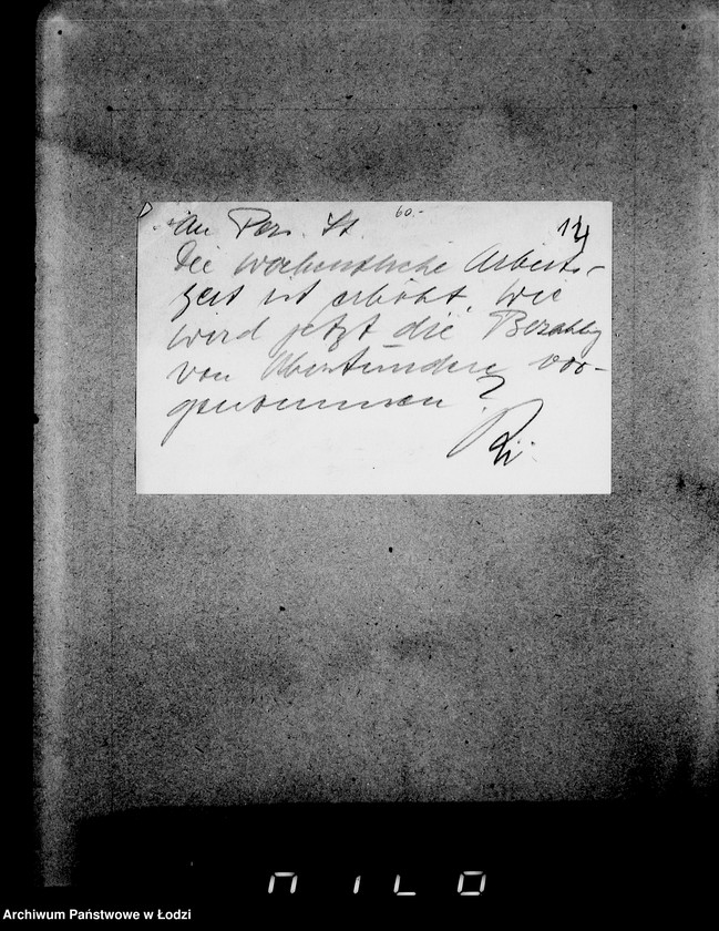 Obraz 18 z jednostki "Verschiedenes grün. [Korespondencja w sprawach personalnych; płace, zaszeregowania, urlopy, odznaczenia]"