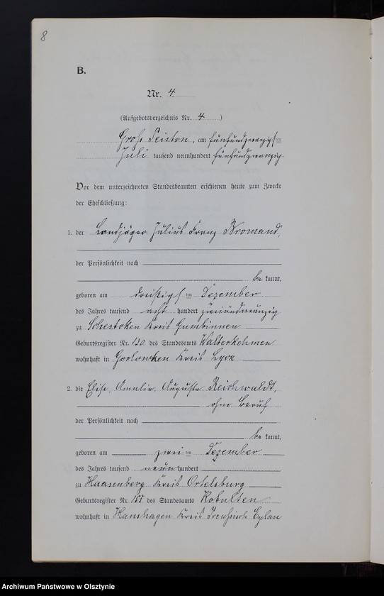 image.from.unit.number "Heiraths-Neben-Register Nr 1 - 14 [ Księga małżeństw - wtóropis ]"