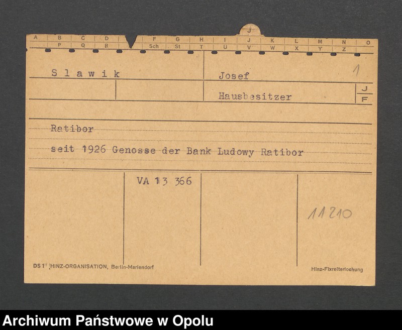 Obraz 3 z jednostki "[Slawik Josef, Ratibor]"