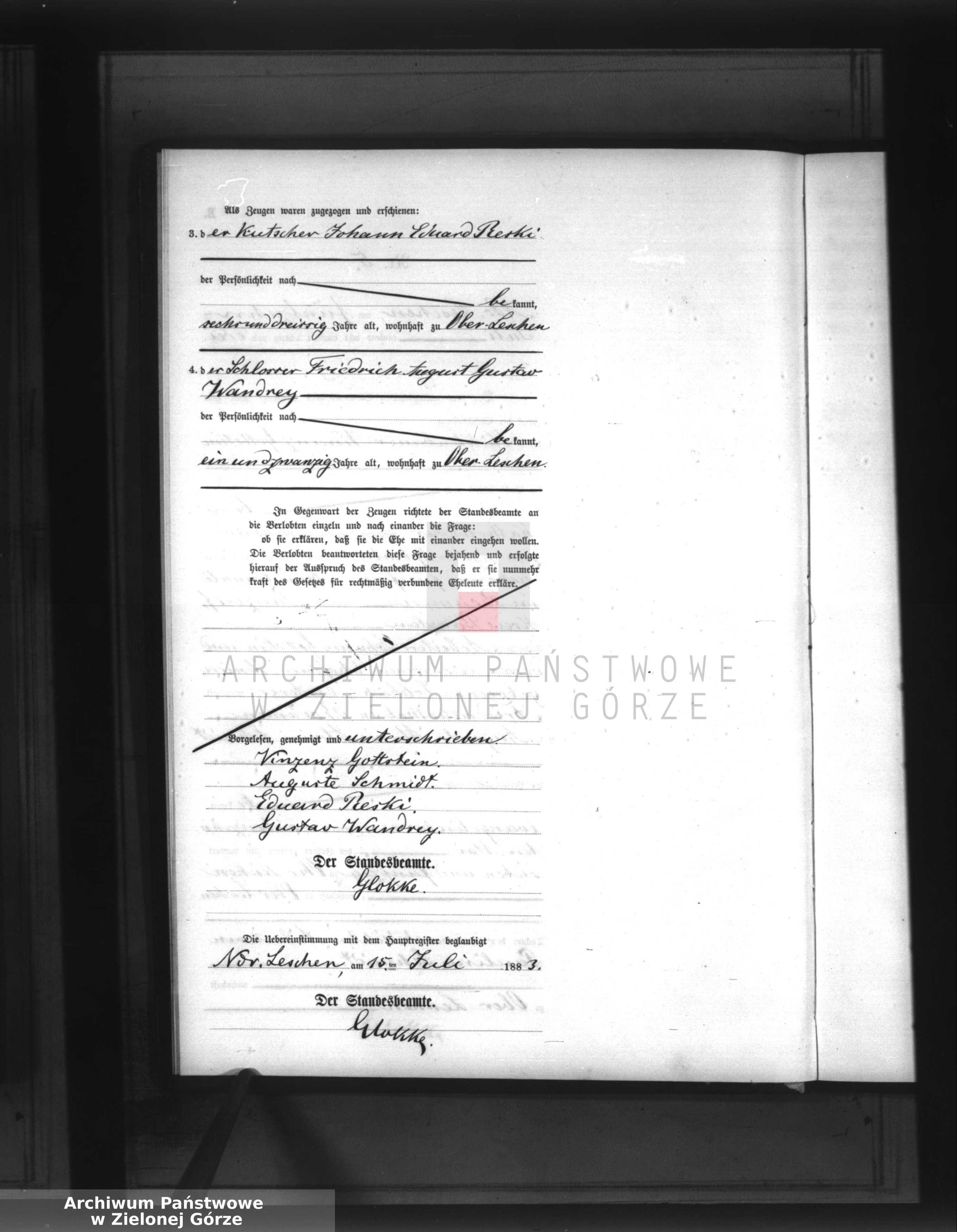 Skan z jednostki: Heirats-Neben-Register