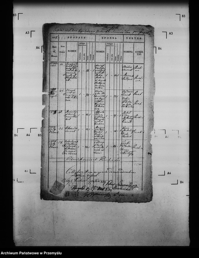 Obraz 17 z jednostki "[Kopie ksiąg metrykalnych parafii Królowa Ruska z filią Bogusza (dekanat Grybów)]"