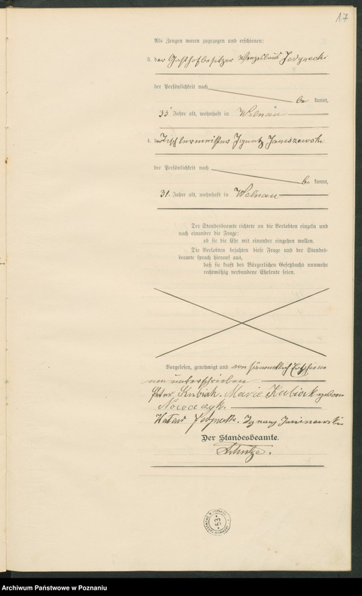 Obraz 20 z jednostki "Heiraths-Haupt-Register"
