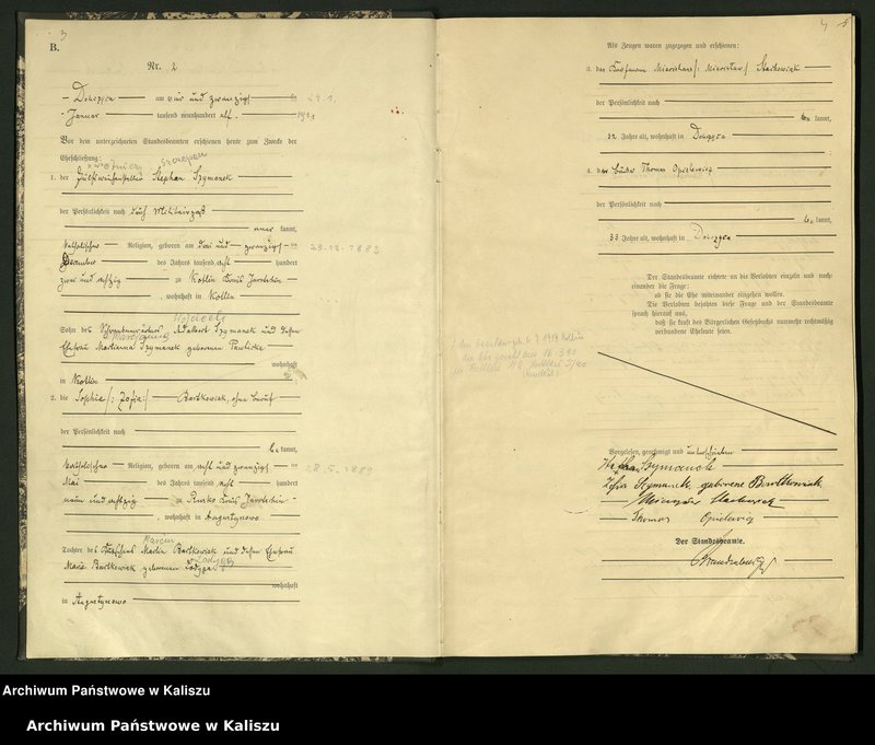 Obraz 5 z jednostki "[Księga małżeństw]"