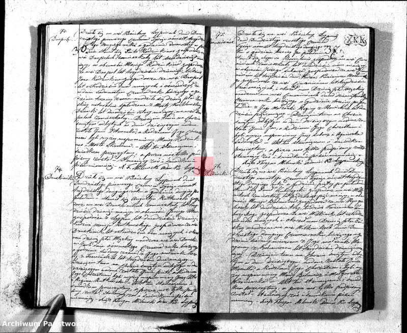 image.from.unit.number "Księga Duplikatu zawierająca w sobie akta Urodzonych, Zaślubionych i Umarłych z Roku 1832 Parafij Leypuńskiey"