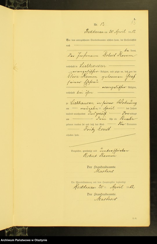 image.from.unit.number "Geburts-Neben-Register Nr 1 - 49 [Księga urodzeń - wtóropis ]"
