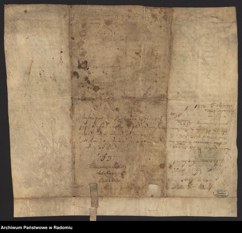 Obraz 8 z kolekcji "Najcenniejsze materiały z zasobu Archiwum Państwowego w Radomiu111"