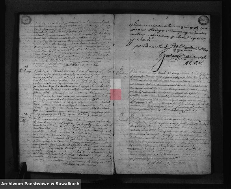 image.from.unit.number "Duplikat Aktów Urodzenia, Małżeństwa i Zejścia Parafia Berzniki z Roku 1854"