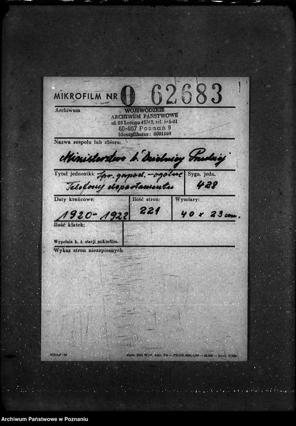 Obraz 2 z jednostki "Sprawy gospodarcze-ogólne Telefony departamentu"