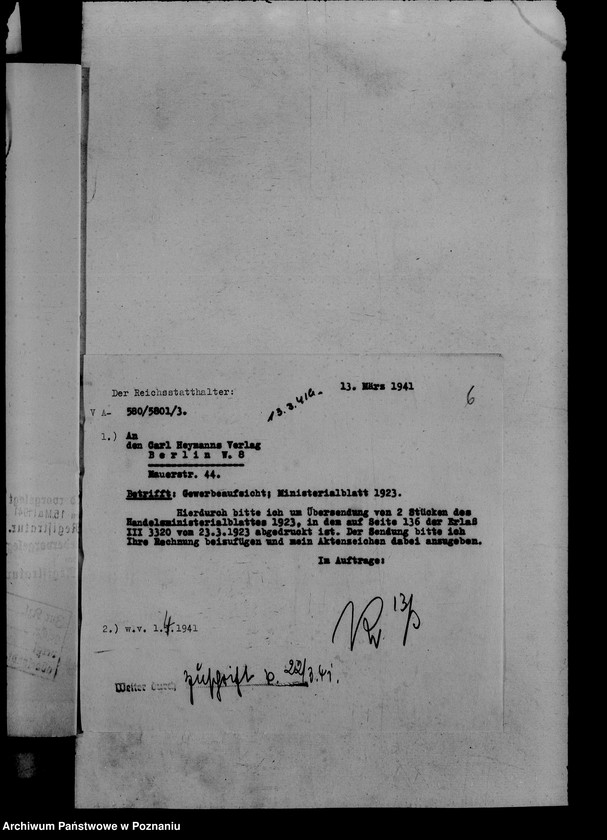 Obraz 10 z jednostki "Gewerbeaufsicht"