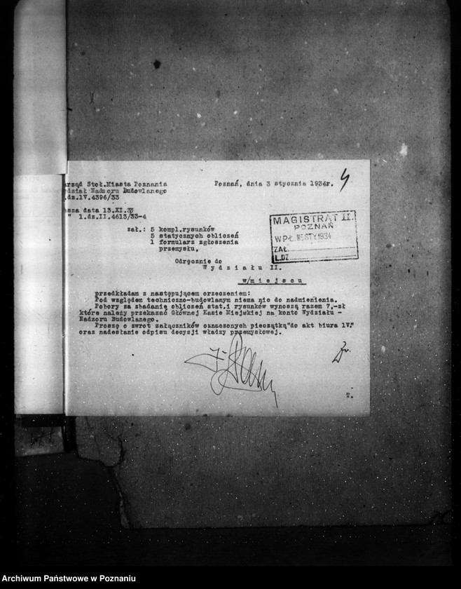 Obraz 8 z jednostki "Zatwierdzenie zakładu przemysłowego /szlifierni szkła/ W. Jagodzińskiego w Poznaniu"