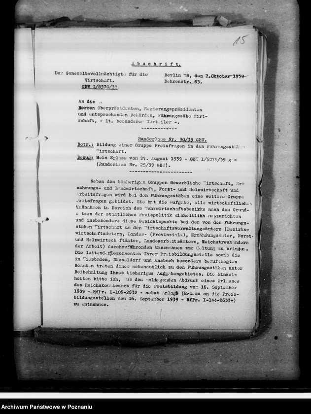 Obraz 20 z jednostki "Gesammelte Erlasse"