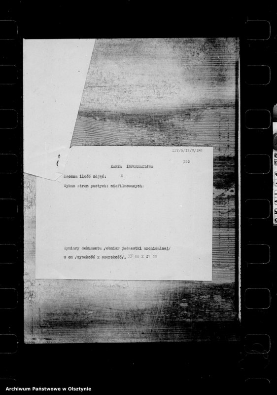 image.from.unit.number "Actum coram Senatu Teut. Ilaviensis betreffend Else Marzykowska wegen ihres Schulzensohn in Stradom empfangenen Kindes"