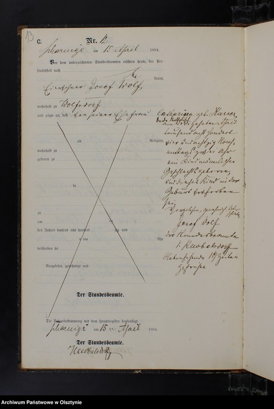 image.from.unit.number "Sterbe-Neben-Register Nr 1 - 61"