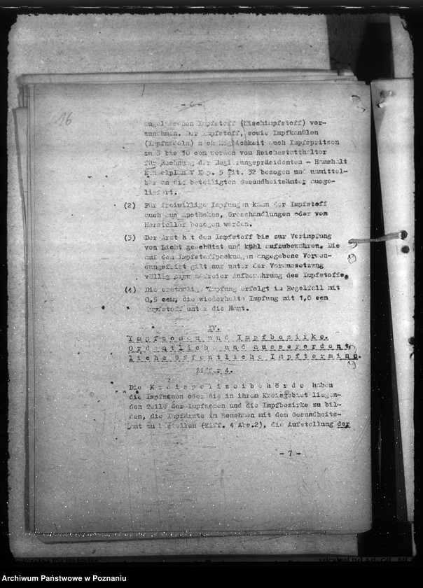 Obraz 20 z jednostki "Ärztliche Betreuung der Schüler an Lehrerbildungsanatalten. Schutzimpfungen"