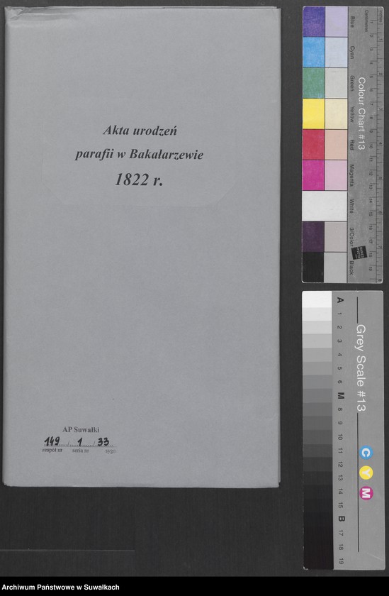 image.from.unit.number "Akta Urodzonych Gminy Bakałarzewskiey pro 1822-gi"