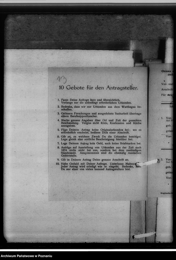 Obraz 17 z jednostki "[Korespondencja w sprawach organizacyjnych, sprawozdanie z działalności] Kreissippenamt Gnesen [Gniezno]"
