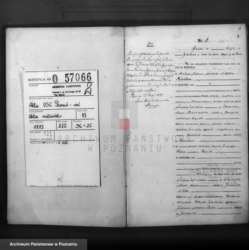 Obraz 2 z jednostki "Księga małżeństw"