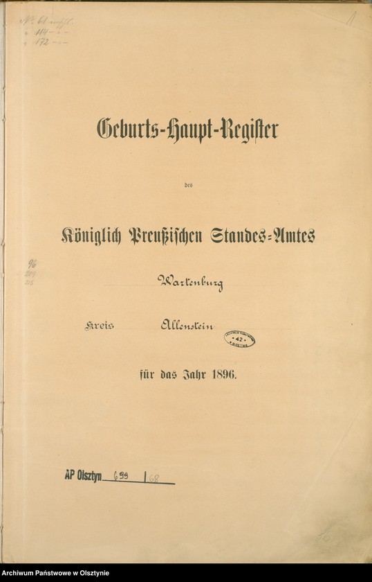 image.from.unit.number "Geburts-Haupt-Register Nr 1 - 215"