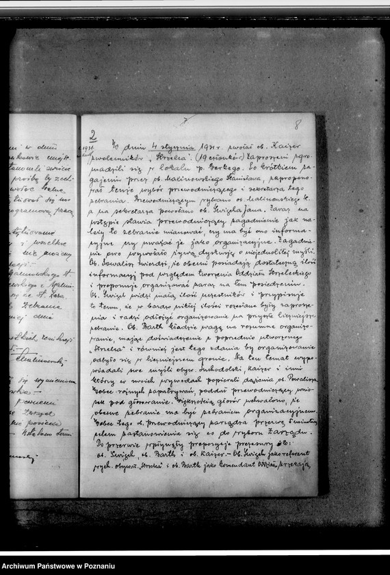 Obraz 12 z jednostki "Protokolarz Wielkopolskiego Związku Powstańców i Strzelców oddział w Rogoźnie"