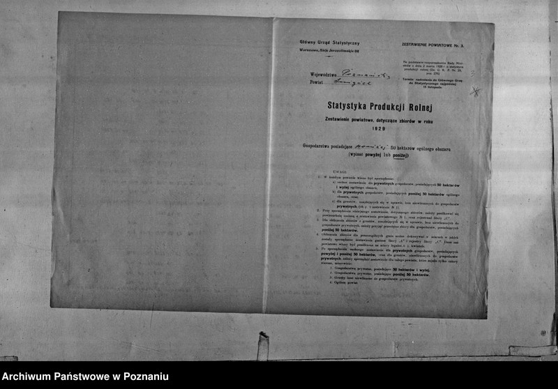 Obraz 5 z jednostki "/Statystyka produkcji rolnej - zestawienie powiatowe - Śmigiel"