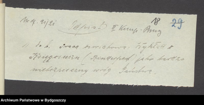 image.from.unit.number "Raporty Baonów do Komendy Powiatowej w Chojnicach o pracach oświatowych [wykładach i odczynach]"