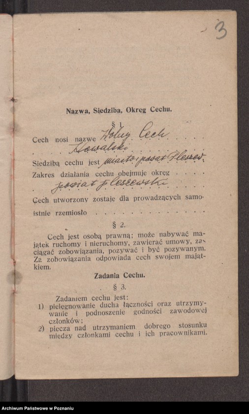 image.from.unit.number "Statut cechu kowalskiego w Pleszewie"