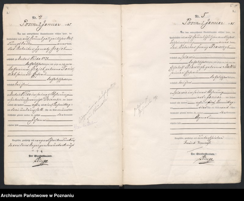 Obraz 6 z jednostki "Księga urodzeń t. I"