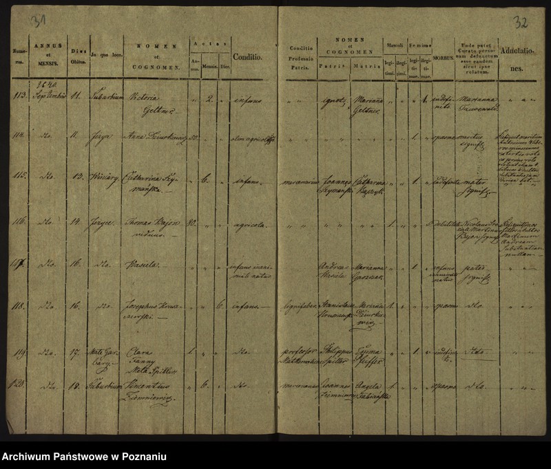 Obraz 19 z jednostki "Księga zgonów"
