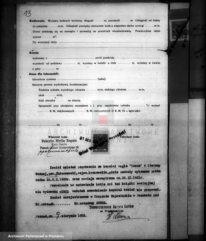 Obraz 17 z jednostki "Fabryka mydła Regera w Poznaniu nr woj. 30982"