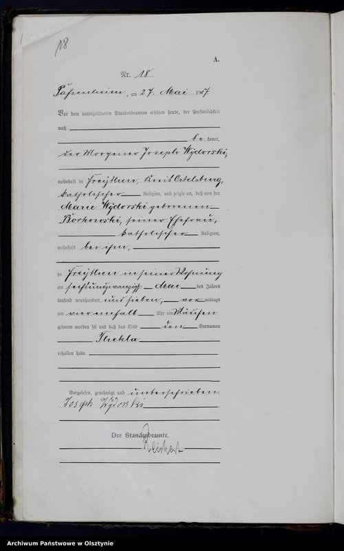 image.from.unit.number "Geburts-Haupt-Register Nr 1 - 55 [1907], Nr 1-67 [1908], Nr 1-60 [1909], Nr 1-68 [1910]"