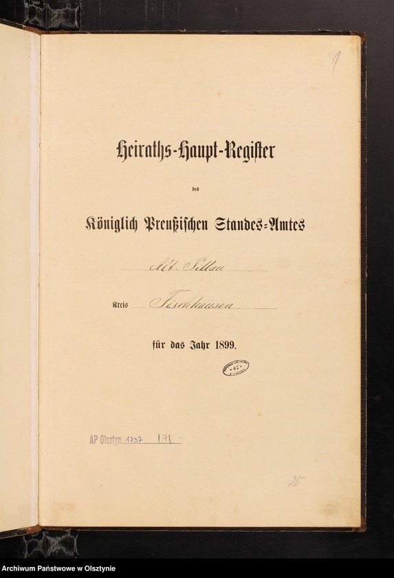 image.from.unit.number "Heiraths-Haupt-Register Nr 1 - 32"