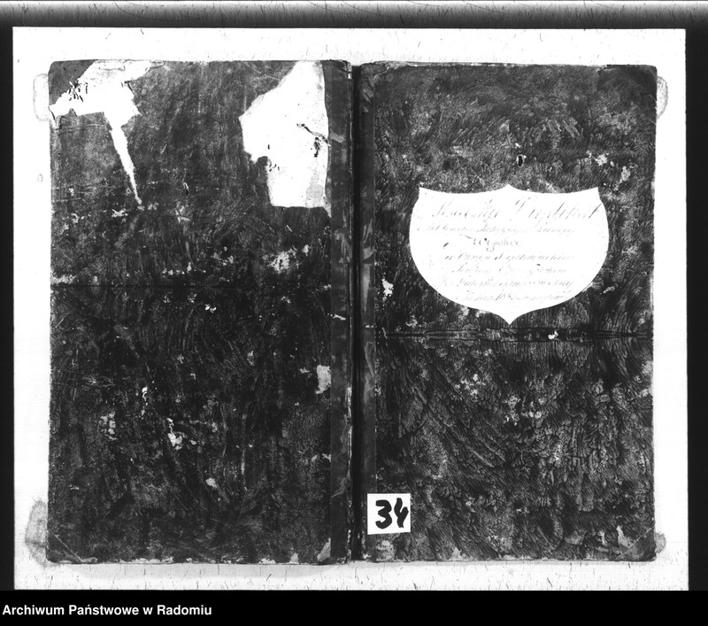 image.from.unit.number "Książka Duplikat Akt Cywilno - Religijnych Parafij Wysoka w okręgu Szydłowieckim Powiecie Opoczyńskim Gubernij Sandomierskiey na rok 1843 sporządzony"