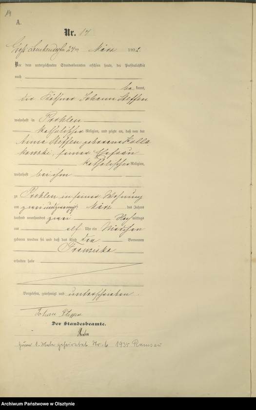 image.from.unit.number "Geburts-Haupt-Register Nr 1 - 62"