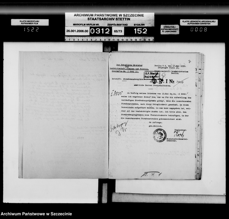 Obraz 8 z jednostki "Arbeitsbeschaffungsprogramm - Strassenausbau, vol. I gen."