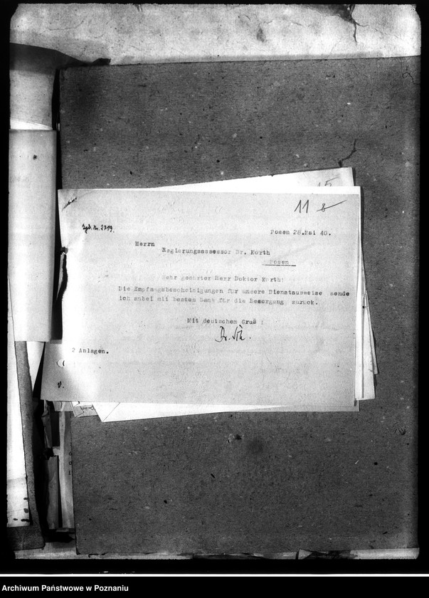 Obraz 15 z jednostki "Korespondencja w sprawie miejscowych Niemców, którzy zginęli w 1939 roku"