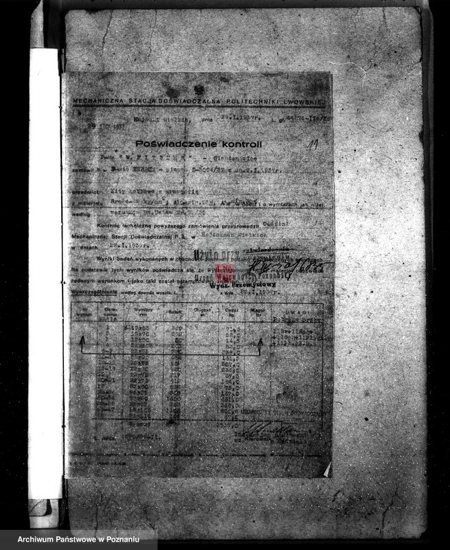 Obraz 15 z jednostki "Zarząd Miejski Szamocin, rzeźnia miejska zatwierdzenie kotła nr fabr.6392, woj. 6835"