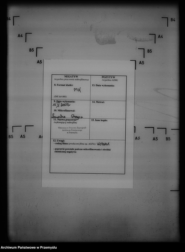 Obraz 3 z jednostki "[Kopie ksiąg metrykalnych parafii Trzcianiec (dekanat Bircza)]"