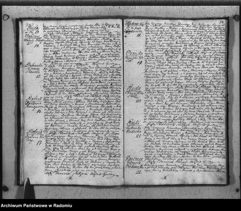 image.from.unit.number "Akta Stanu cywilnego Parafij Kowala Stępocina Zameijscia, Urodzenia i Zeyścia na rok 1814 Zdziałano i Parafowano"