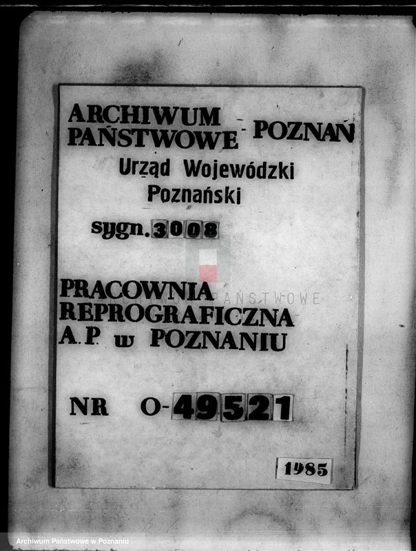 Obraz 1 z jednostki "Oszacowanie wykupionych gruntów majątku Łobżenice powiatu wyrzyskiego"