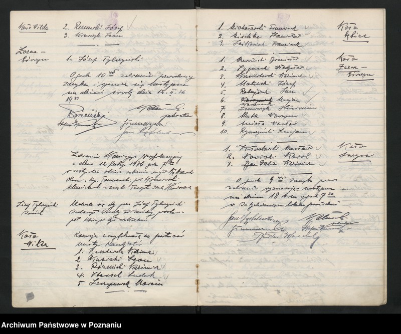 image.from.unit.number "Protokolarz Komisji Weryfikacyjnej Towarzystwa Powstańców Wielkopolskich."