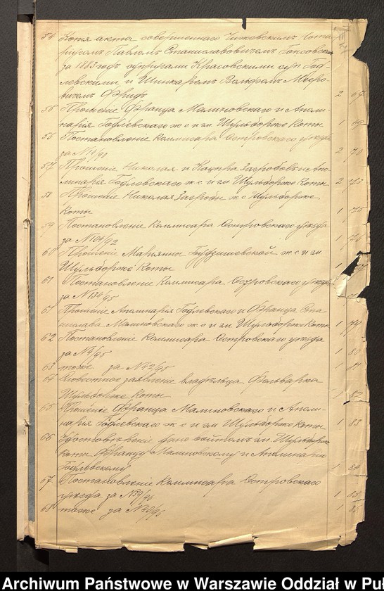 image.from.unit.number "O urządzaniu chłopów byłej rządowej wsi Szulborze-Koty, gm. Szulborze Koty wchodzącej w skład prywatnej własności Godlewo należące do ziemianina Osipowi Maławskiemu"