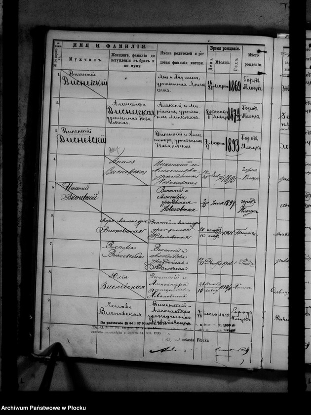 image.from.unit.number "[Księga zamknięta ludności stałej miasta Płocka - ul. Bielska nr 14]"