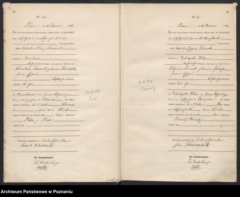 Obraz 9 z jednostki "Księga miejscowa urodzeń"