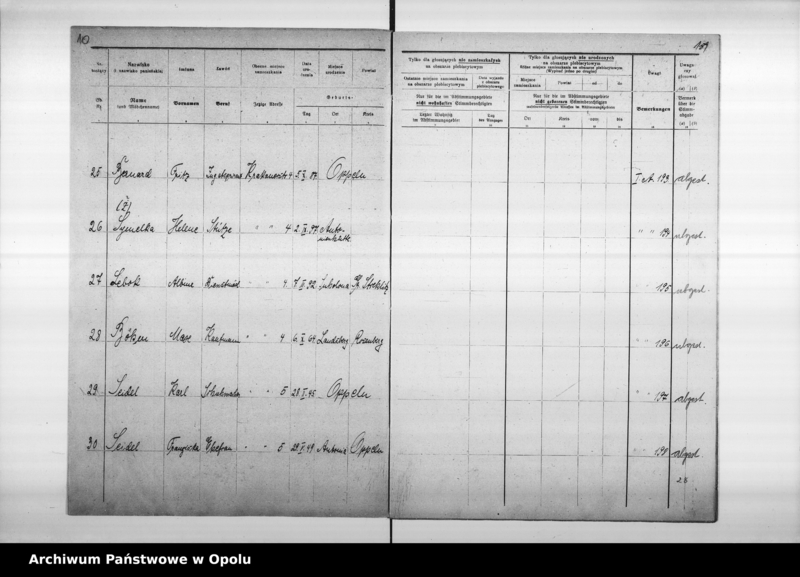 Obraz 10 z jednostki "2. Wahlbezirk Wahllokal: Altes Kreisgericht Krakauerstr[asse] 32."