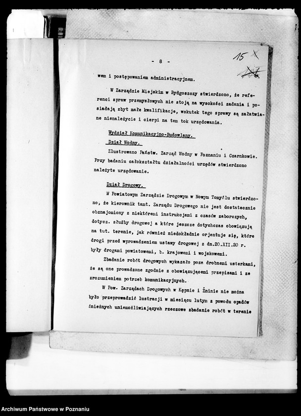 Obraz 19 z jednostki "Konferencje naczelników wydziałów /protokoły z konferencji sprawozdawczych"