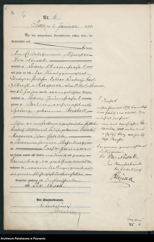 Obraz 9 z jednostki "Księga zgonów t. I"