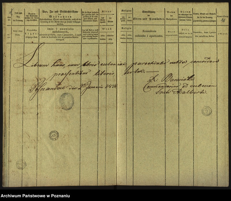 Obraz 11 z jednostki "Księga małżeństw"