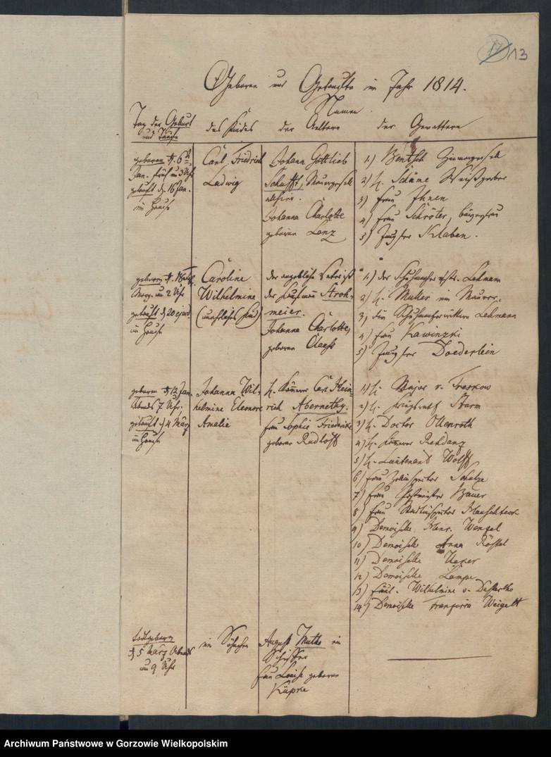 image.from.unit.number "Duplikate der Reformierte Gemeinde zu Landsberg an der Warthe (zawiera także: Miltäir für die Garnison 3 und 4 Escadron des III Dragoner Regiment, 3 Bataillons des 14 Landwehrregiment, 3 Brigade z lat 1833-1848)"